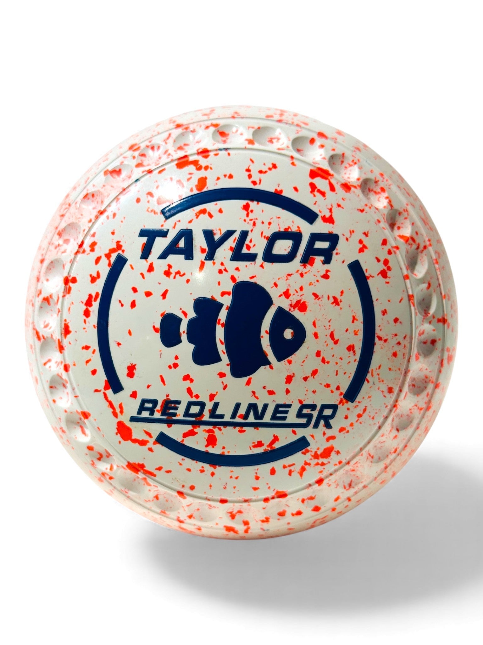 Taylor Redline SR White/Orange Fish Size 00 Half Pipe 34 Stamp