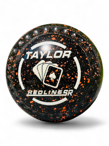 Taylor Redline SR Black/Orange Cards Size 00 Half Pipe 35 Stamp