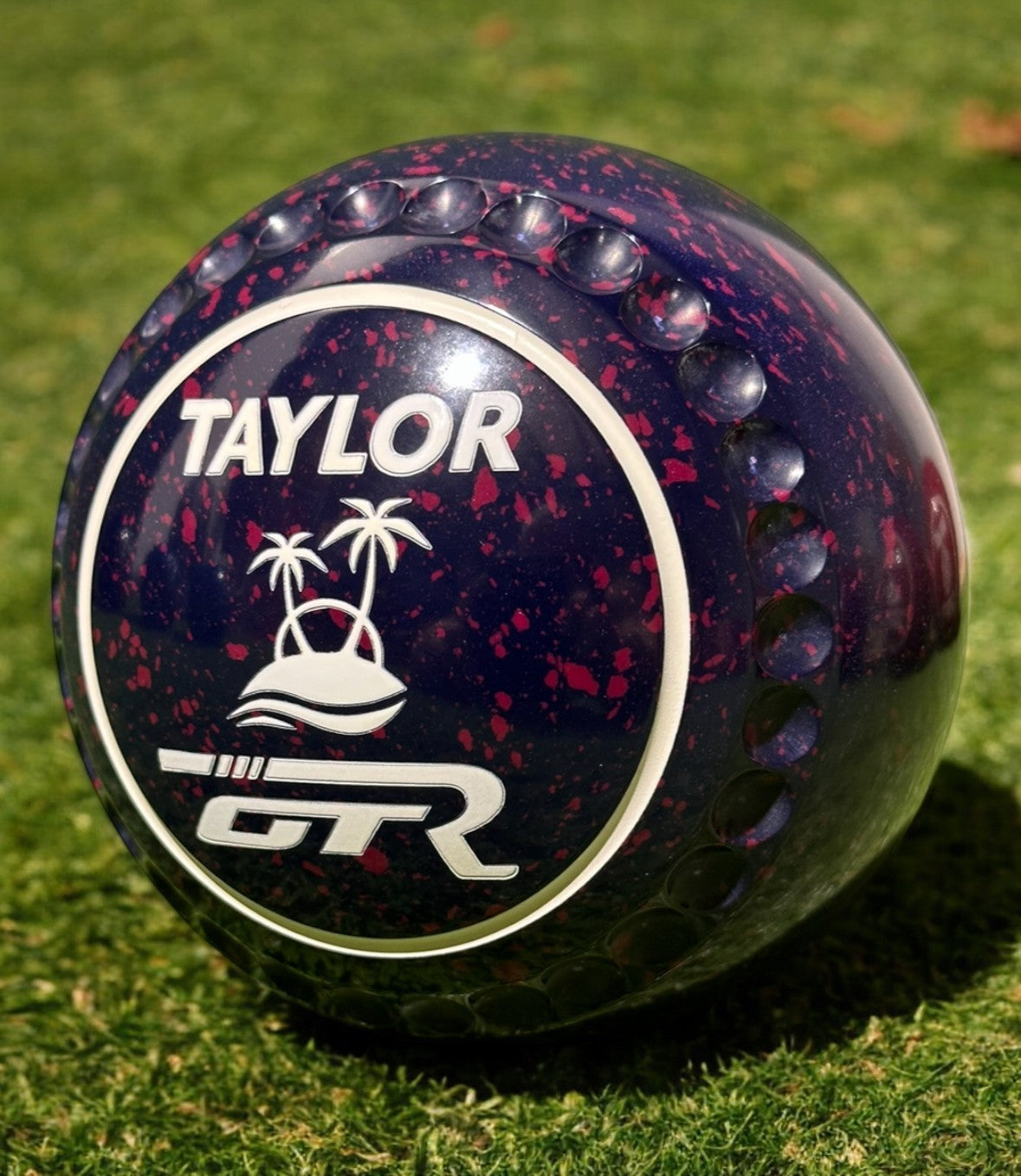 Taylor GTR Dark Blue/Magenta Palm Size 0 Half Pipe 33 Stamp