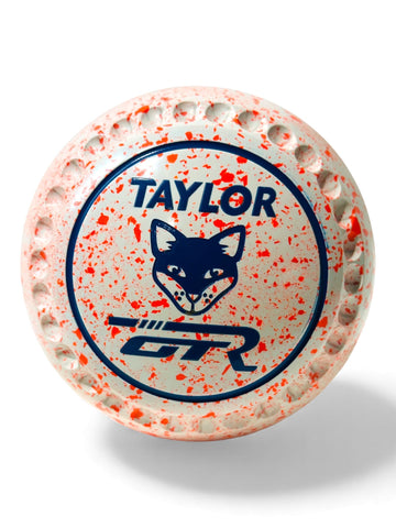 Taylor GTR White/Orange Fox Size 0 Half Pipe 34 Stamp