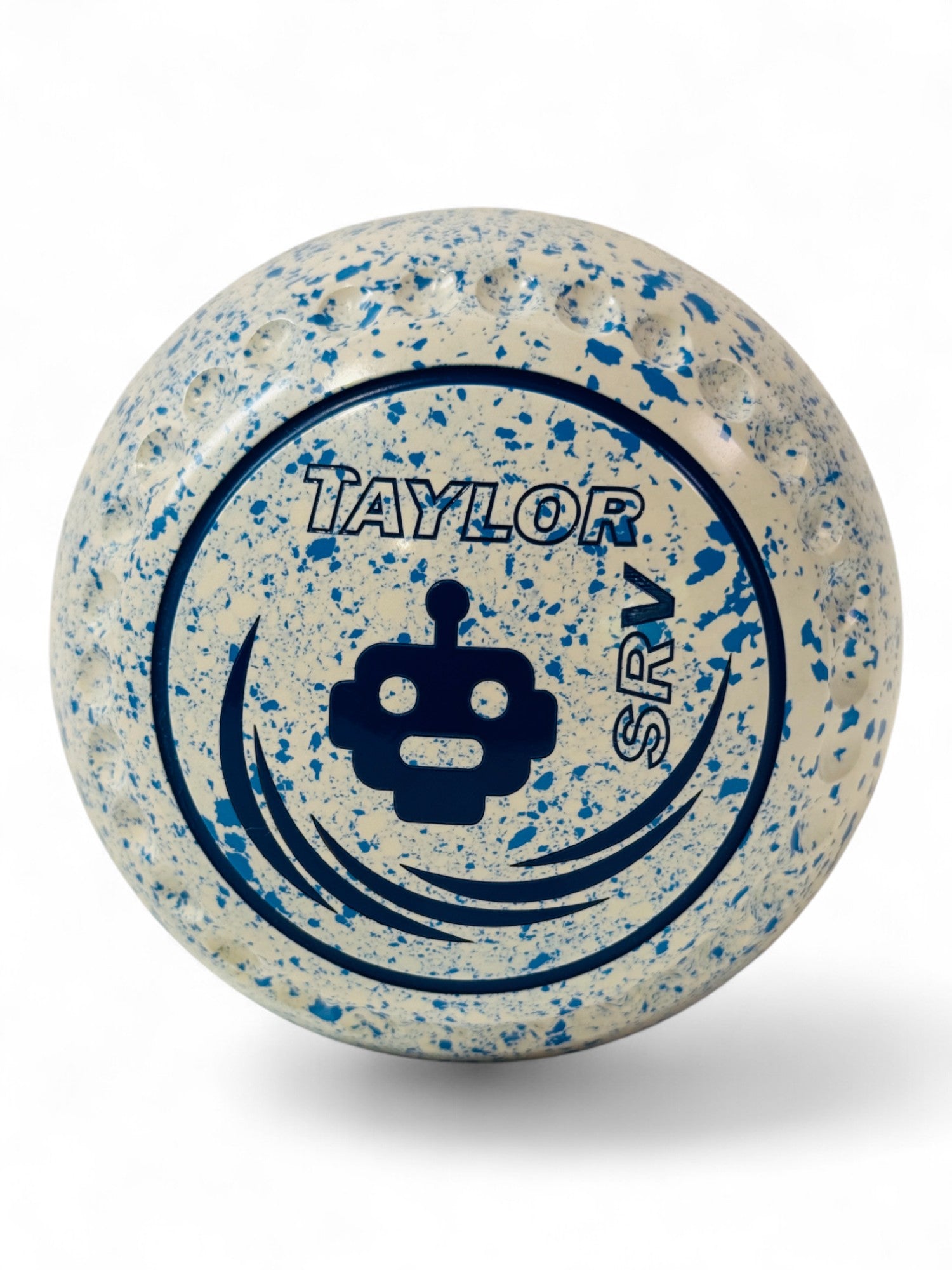 Taylor SRV White/Blue Robot Size 0 Half Pipe 34 Stamp