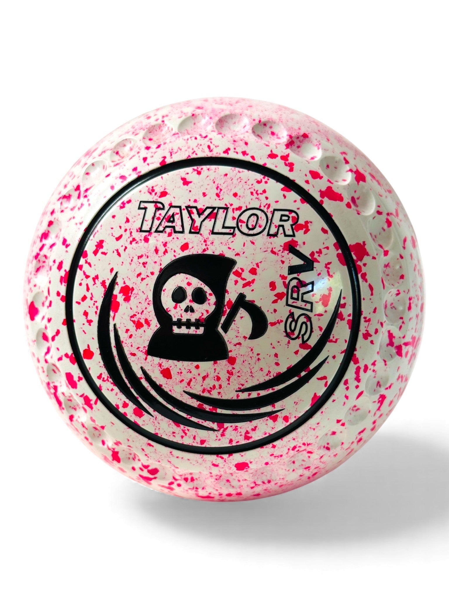 Taylor SRV White/Pink Grim Reaper Size 0 Half Pipe 34 Stamp