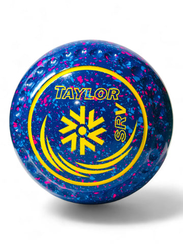 Taylor SRV Electric Blue Snowflake Size 0 Half Pipe 35 Stamp