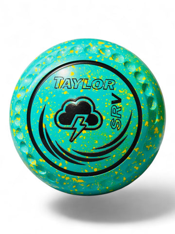 Taylor SRV Mint/Yellow Storm Cloud Size 0 Half Pipe 35 Stamp