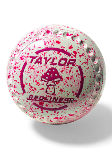 Taylor Redline SR White/Pink Mushroom Size 0 Half Pipe 34 Stamp