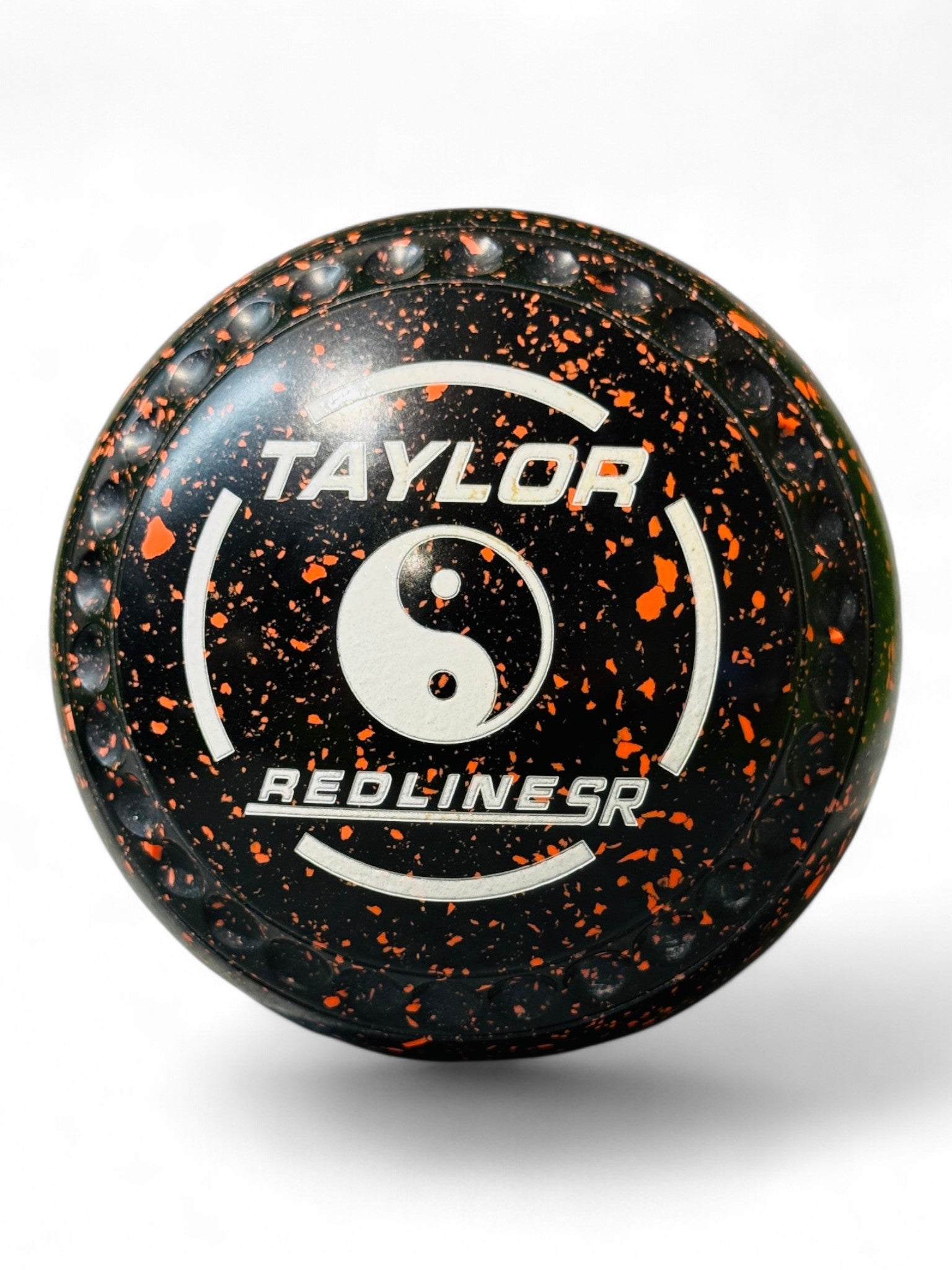 Taylor Redline SR Black/Orange Yin Yang Size 0 Half Pipe 35 Stamp