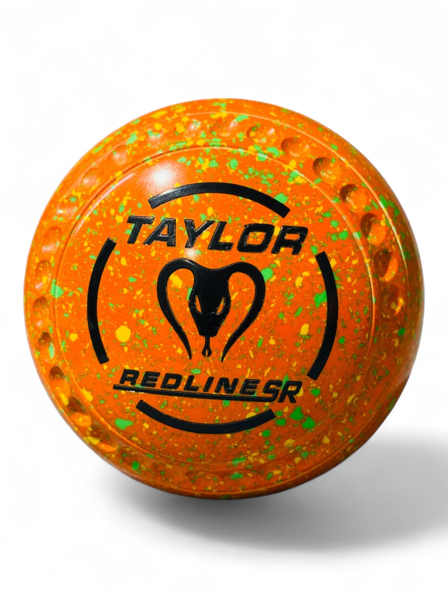 Taylor Redline SR Orange/Yellow/Lime Viper Size 0 Half Pipe 35 Stamp
