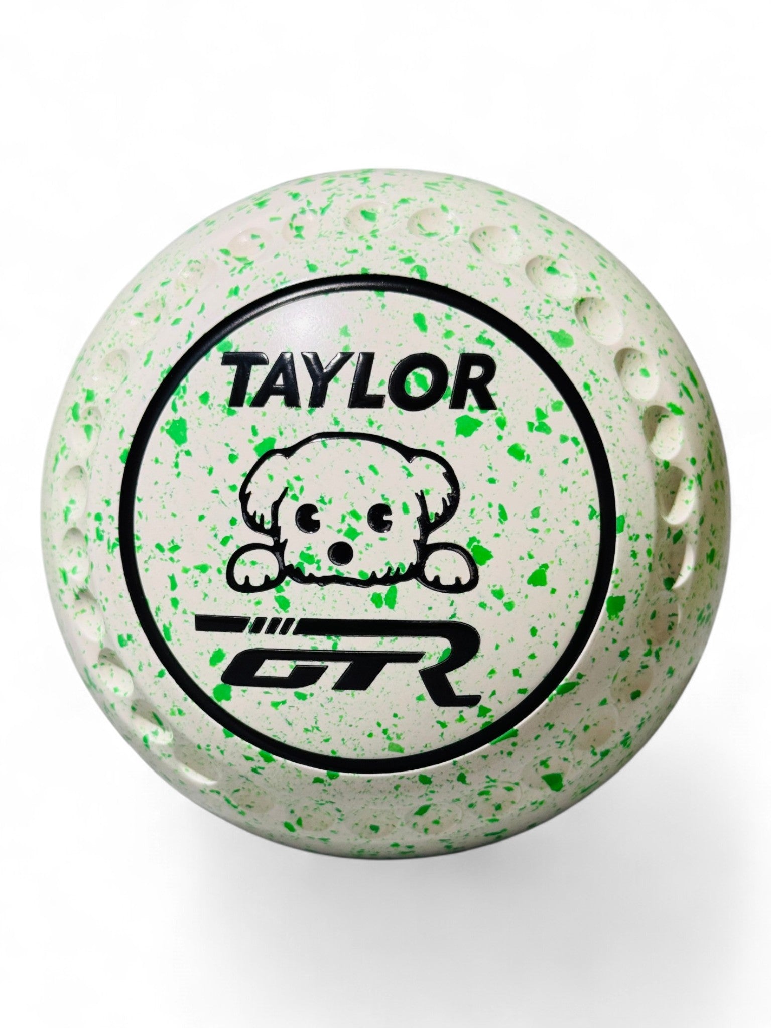 Taylor GTR White/Lime Dog Size 1 Half Pipe 35 Stamp