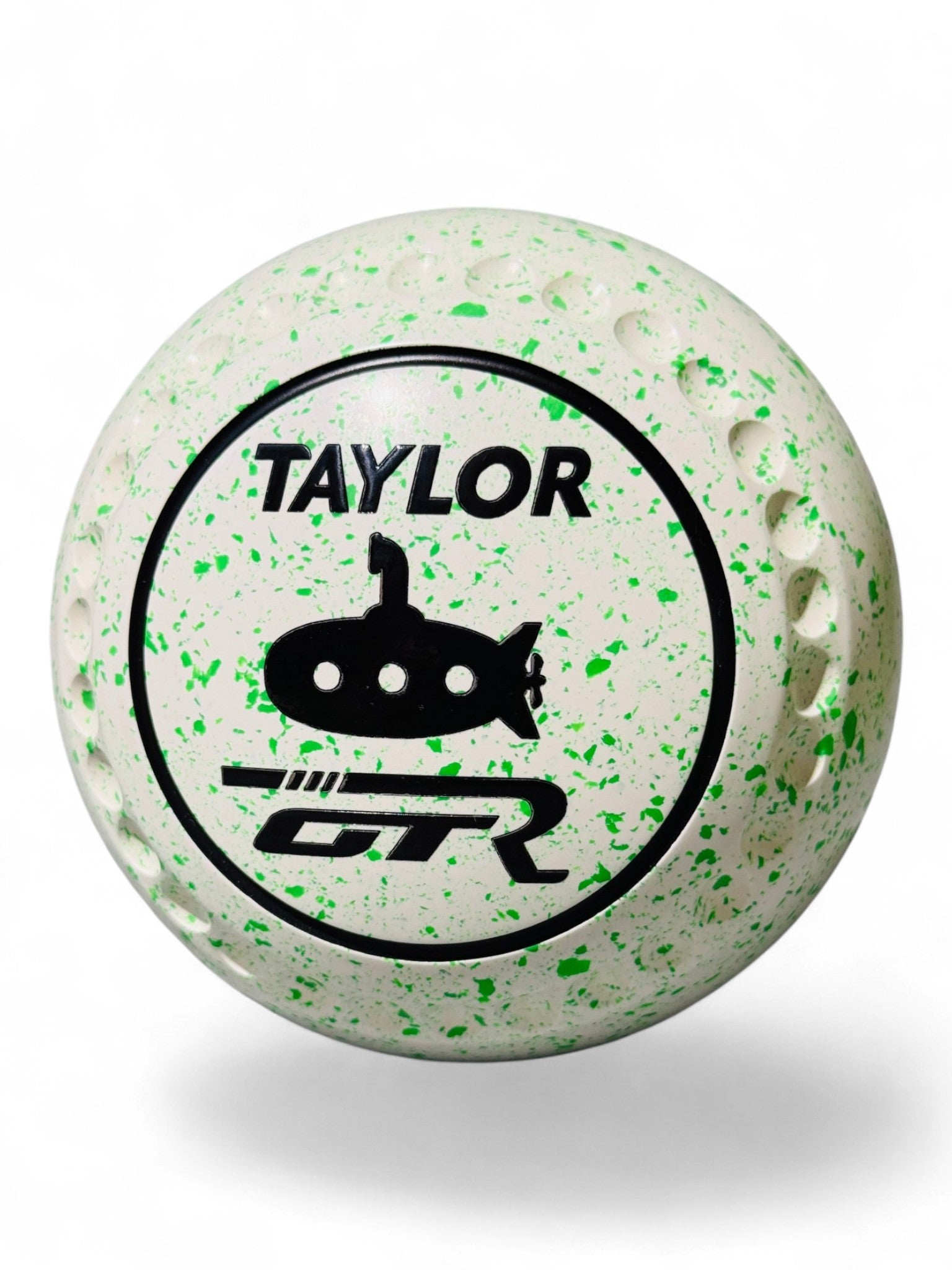 Taylor GTR White/Lime Submarine Size 1 Half Pipe 35 Stamp