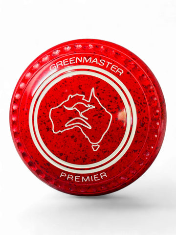 Greenmaster Premier Cherry Red Australia Size 1 Grip 35 Stamp