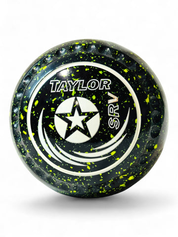 Taylor SRV Black/Lemon Star Size 1 Half Pipe 34 Stamp