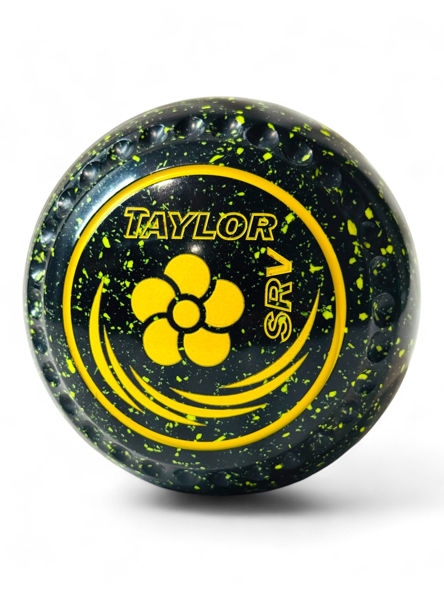 Taylor SRV Black/Lemon Flower Size 1 Half Pipe 34 Stamp
