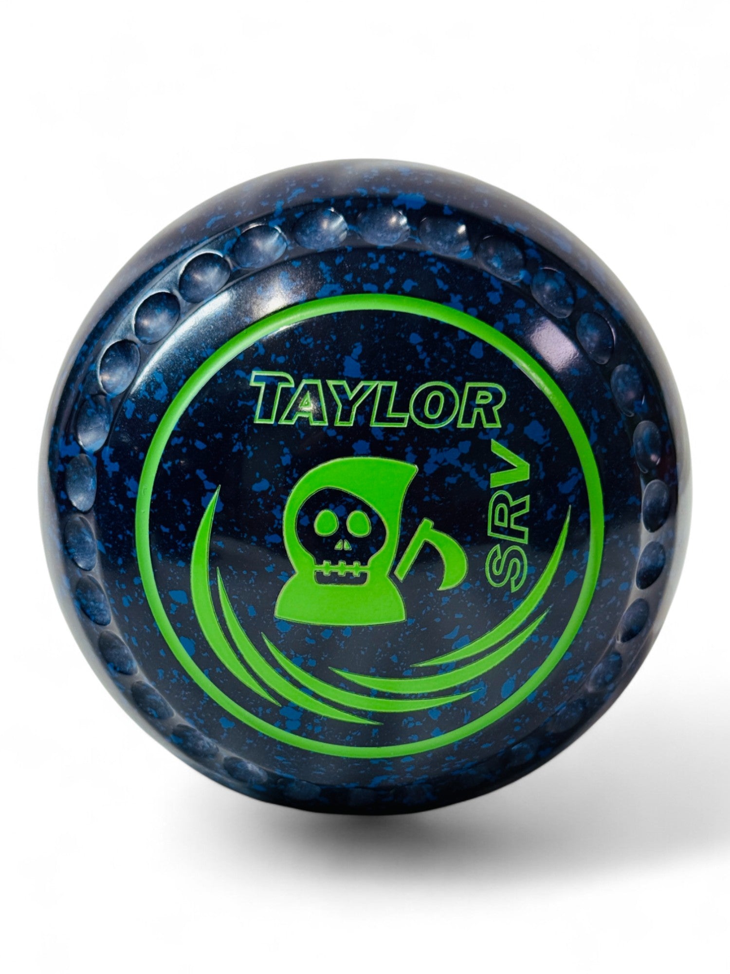 Taylor SRV Dark Blue/Blue Skull Size 1 Half Pipe 34 Stamp