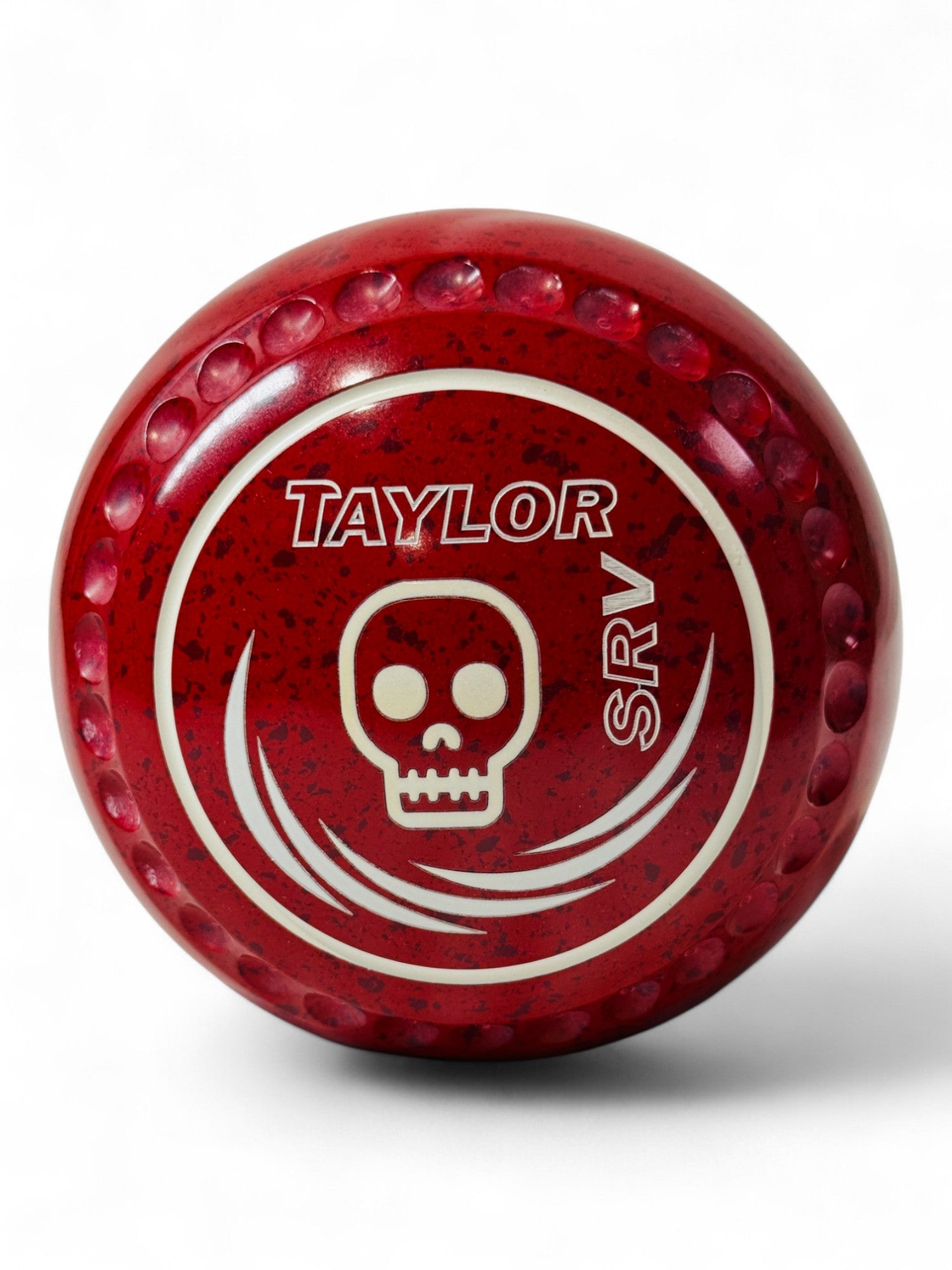 Taylor SRV Cherry Red Skull Size 1 Half Pipe 34 Stamp
