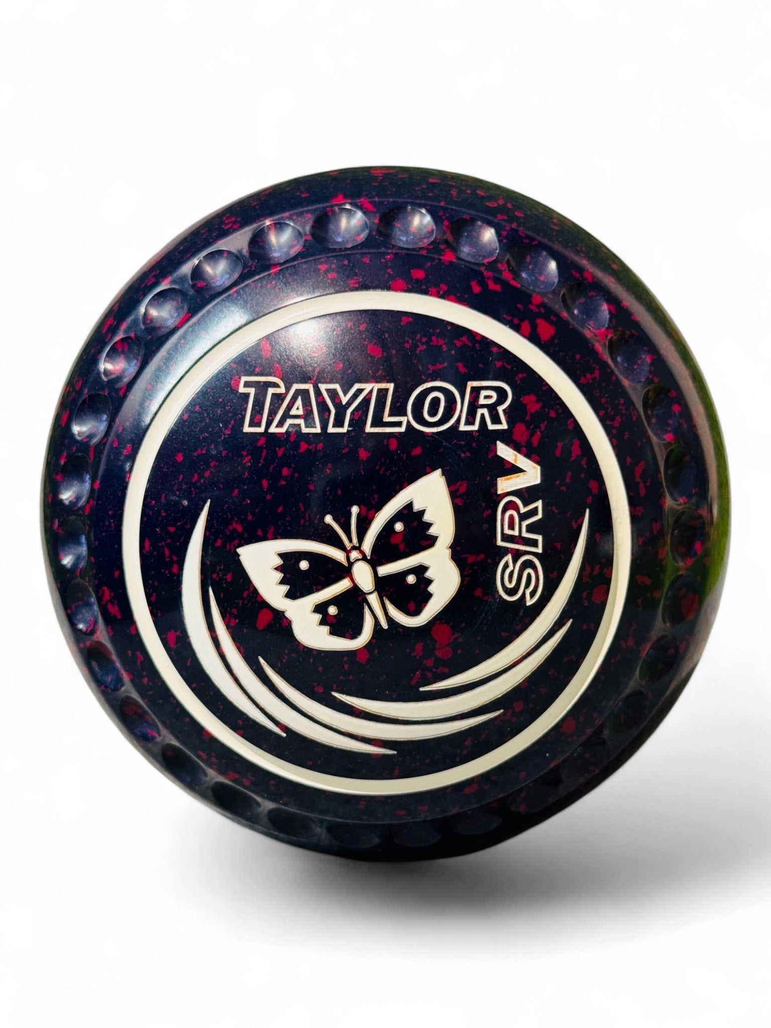 Taylor SRV Dark Blue/Mint Butterfly Size 1 Half Pipe 35 Stamp
