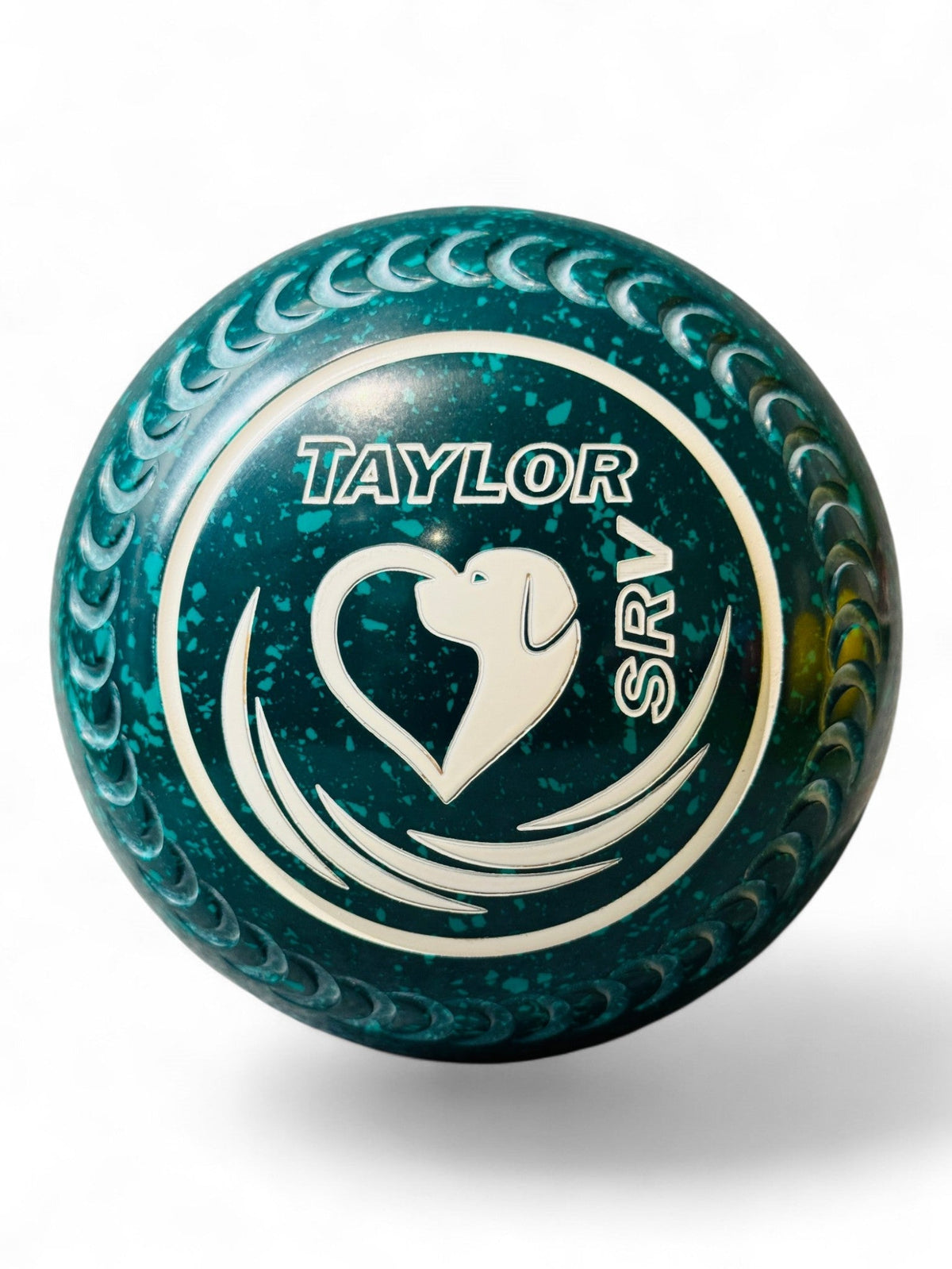 Taylor SRV Dark Green/Green Size Dog Heart 1 Crescent 35 Stamp