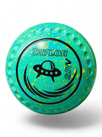 Taylor SRV Mint/Yellow Spaceship Size 1 Half Pipe 35 Stamp