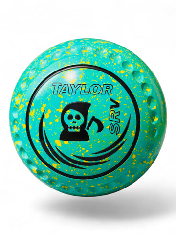 Taylor SRV Mint/Yellow Reaper Size 1 Half Pipe 35 Stamp