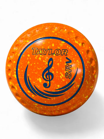 Taylor SRV Orange Yellow Music Note Size 1 Half Pipe 35 Stamp