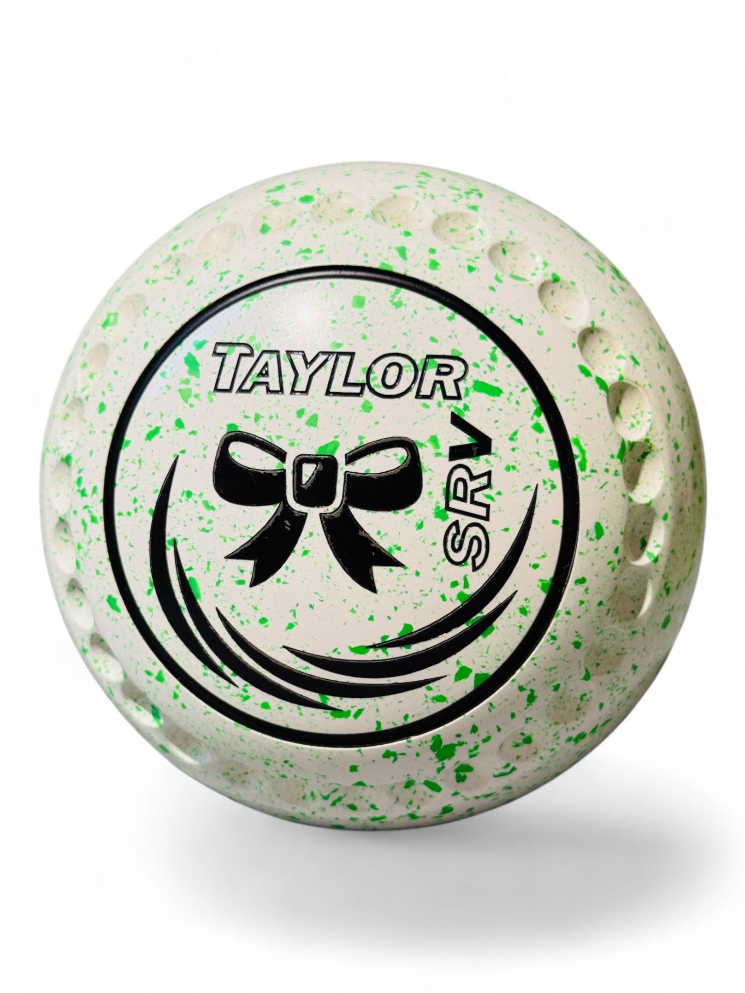 Taylor SRV White/Lime Bow Size 1 Half Pipe 35 Stamp