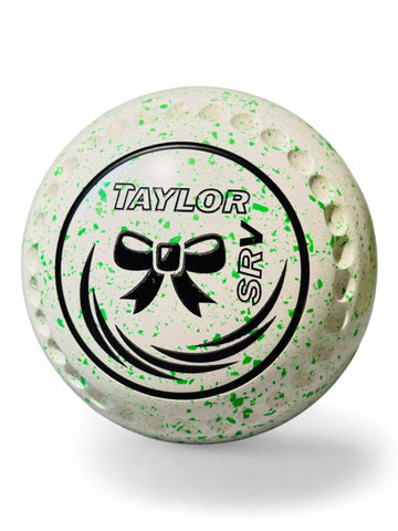 Taylor SRV White/Lime Bow Size 1 Half Pipe 35 Stamp