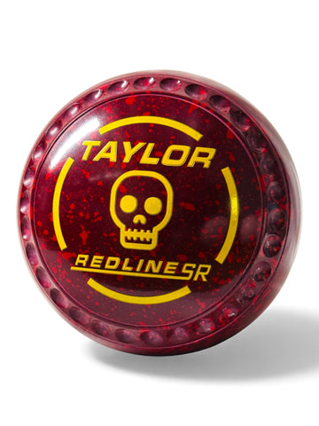 Taylor Redline SR Maroon/Red Skull Size 1 Half Pipe 34 Stamp