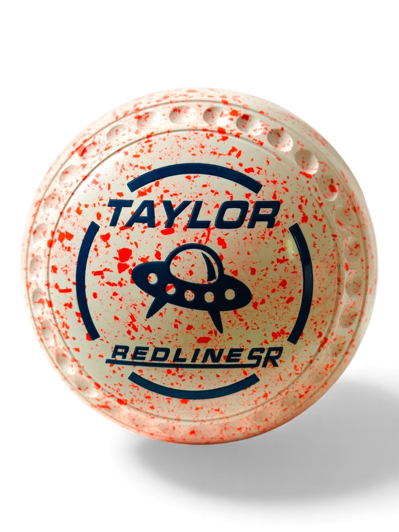 Taylor Redline SR White/Orange UFO Size 1 Half Pipe 34 Stamp