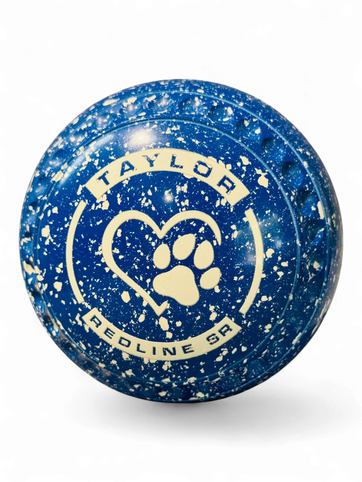 Taylor Redline SR Blue/White Heart Paw Size 1 Half Pipe 35 Stamp
