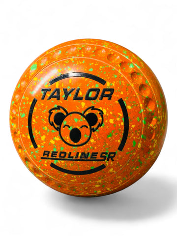 Taylor Redline SR Orange/Yellow/Lime Koala Size 1 Half Pipe 35 Stamp