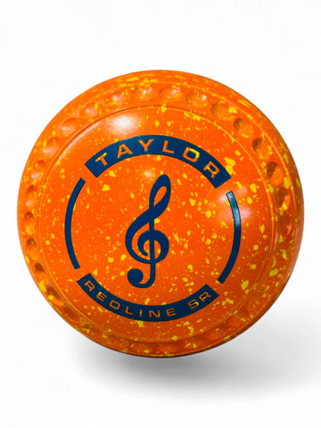 Taylor Redline SR Orange Yellow Music Note Size 1 Half Pipe 35 Stamp