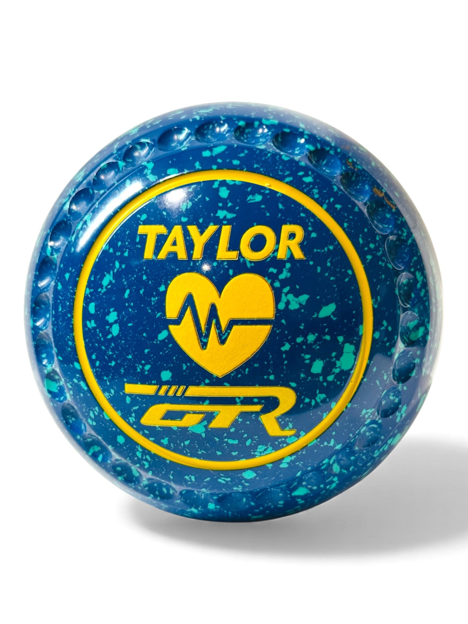 Taylor GTR Blue/Mint Heart Size 2 Half Pipe 34 Stamp