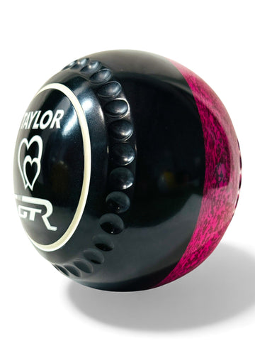Taylor GTR Black/Pink Heart Size 2 Half Pipe 34 Stamp