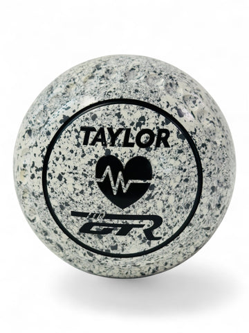 Taylor GTR White/Grey (White Steel) Heart Size 2 Half Pipe 34 Stamp