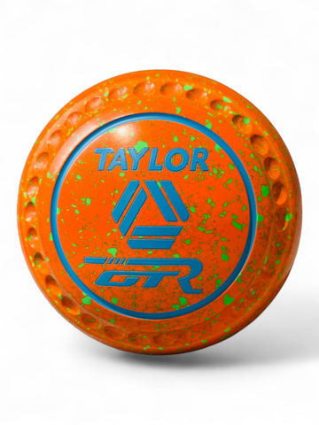 Taylor GTR Orange Lime Geometric Shape Size 2 Half Pipe 35 Stamp