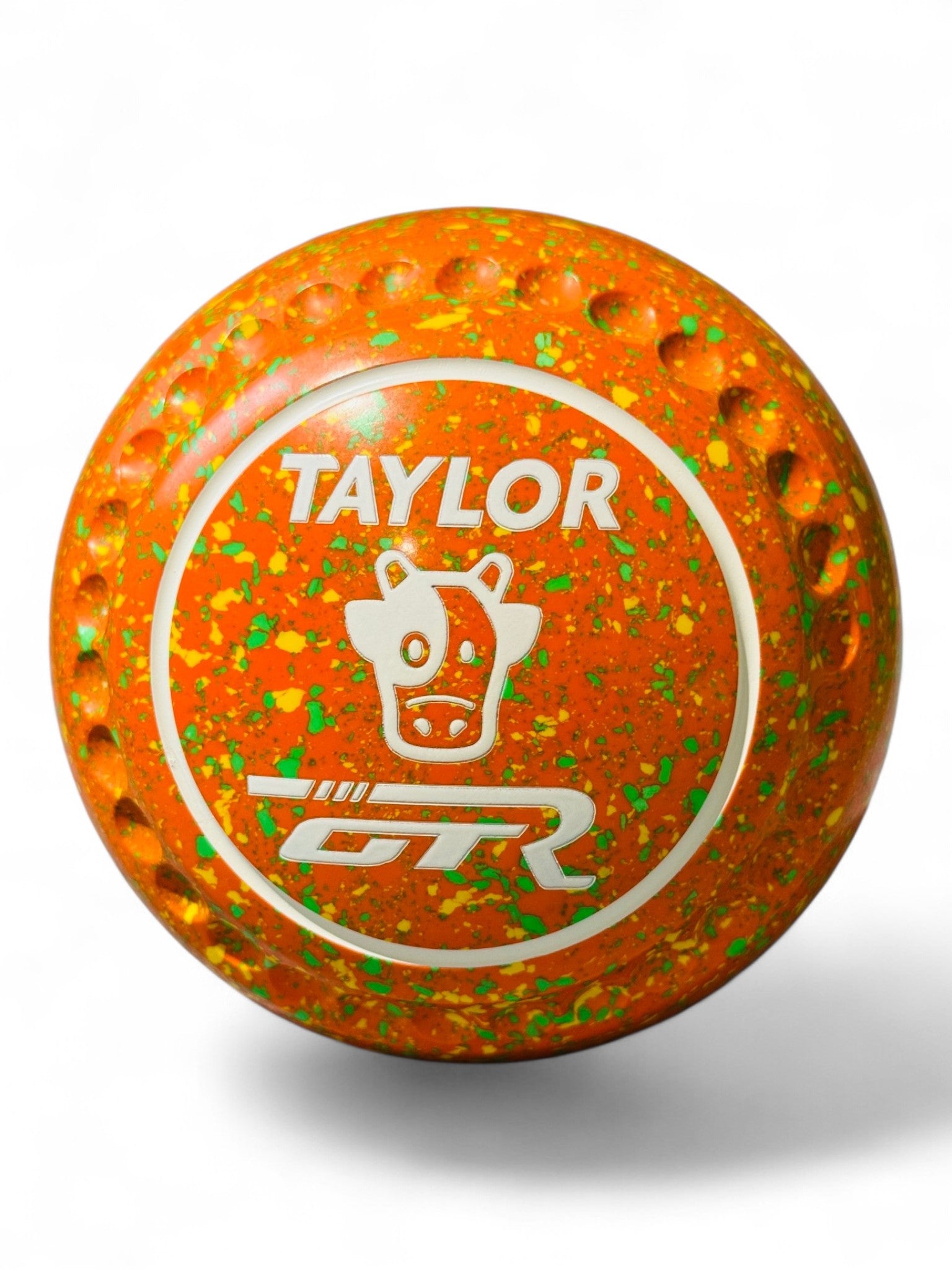 Taylor GTR Orange/Yellow/Lime Cow Size 2 Half Pipe 35 Stamp