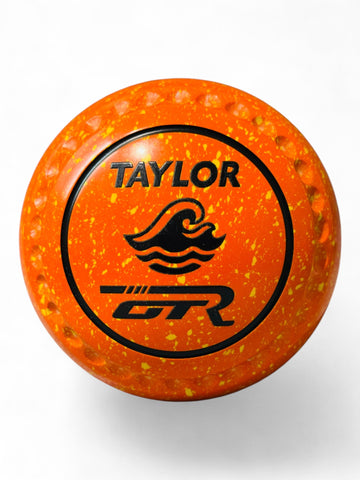 Taylor GTR Orange Yellow Wave Size 2 Half Pipe 35 Stamp