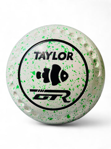 Taylor GTR White/Lime Fish Size 2 Half Pipe 35 Stamp