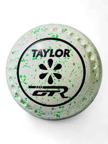 Taylor GTR White/Lime Geometric Size 2 Half Pipe 35 Stamp