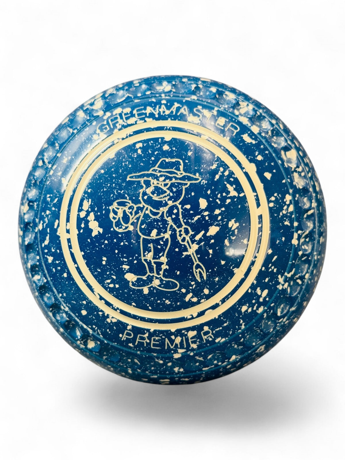 Greenmaster Premier Blue/White Aussie Man Size 2 Grip 35 Stamp