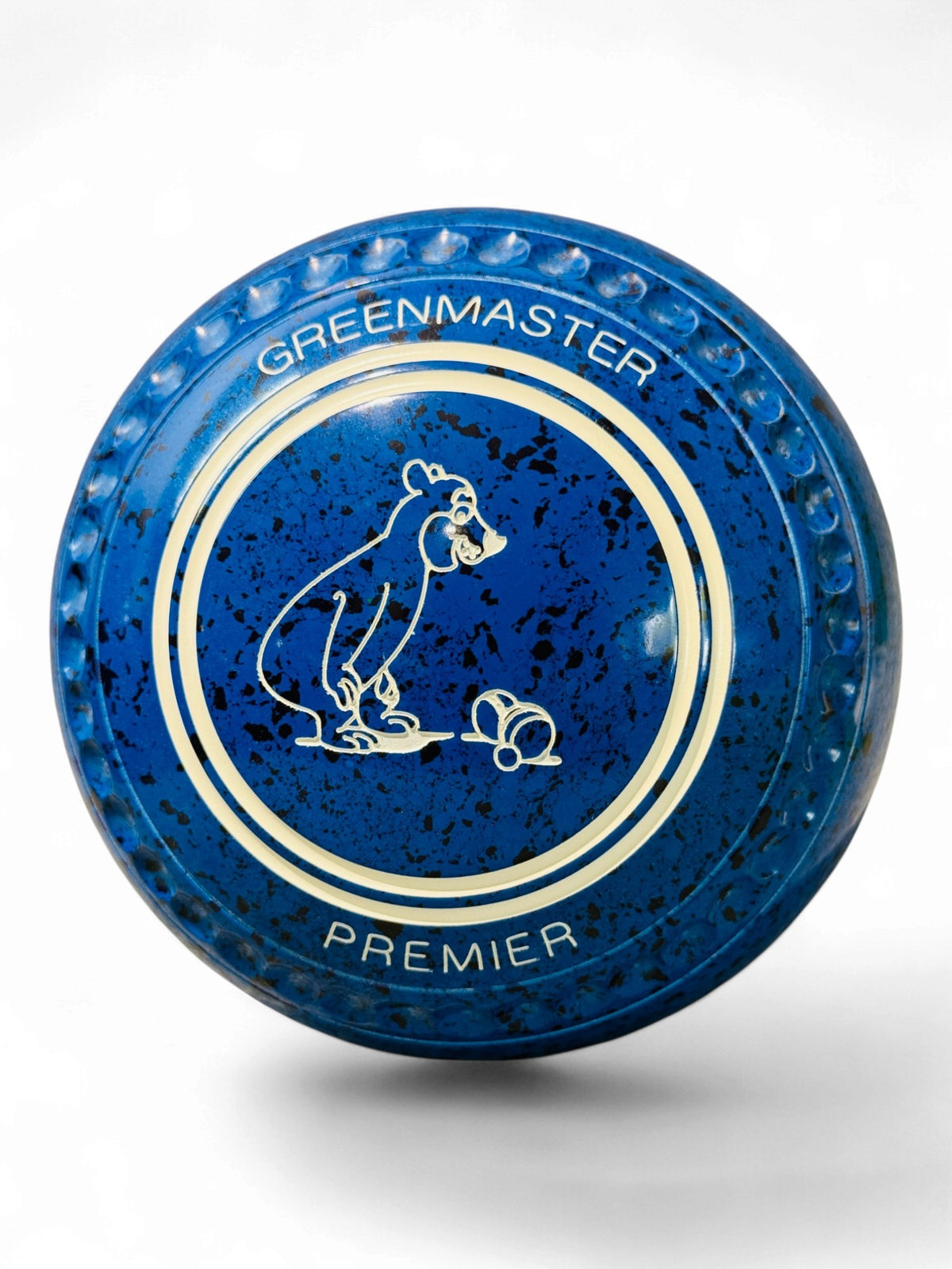 Greenmaster Premier Marine Blue Bowling Bear Size 2 Grip 35 Stamp