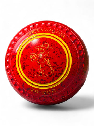 Greenmaster Premier Cherry Red Aus Man Size 2 Grip 35 Stamp