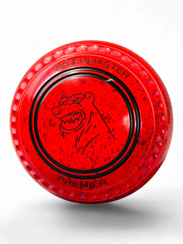 Greenmaster Premier Cherry Red Angry Bear Size 2 Grip 35 Stamp