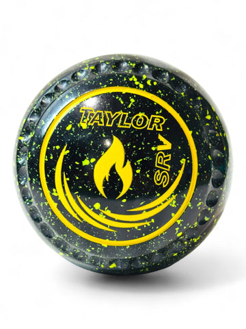 Taylor SRV Black/Lemon Fire Size 2 Half Pipe 34 Stamp