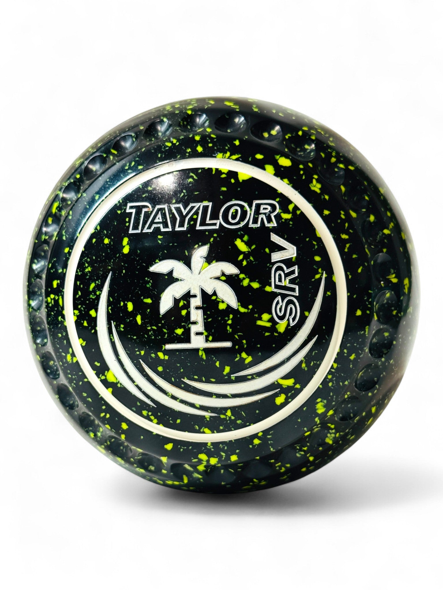 Taylor SRV Black/Lemon Palm Size 2 Half Pipe 34 Stamp
