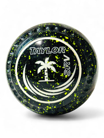 Taylor SRV Black/Lemon Palm Size 2 Half Pipe 34 Stamp