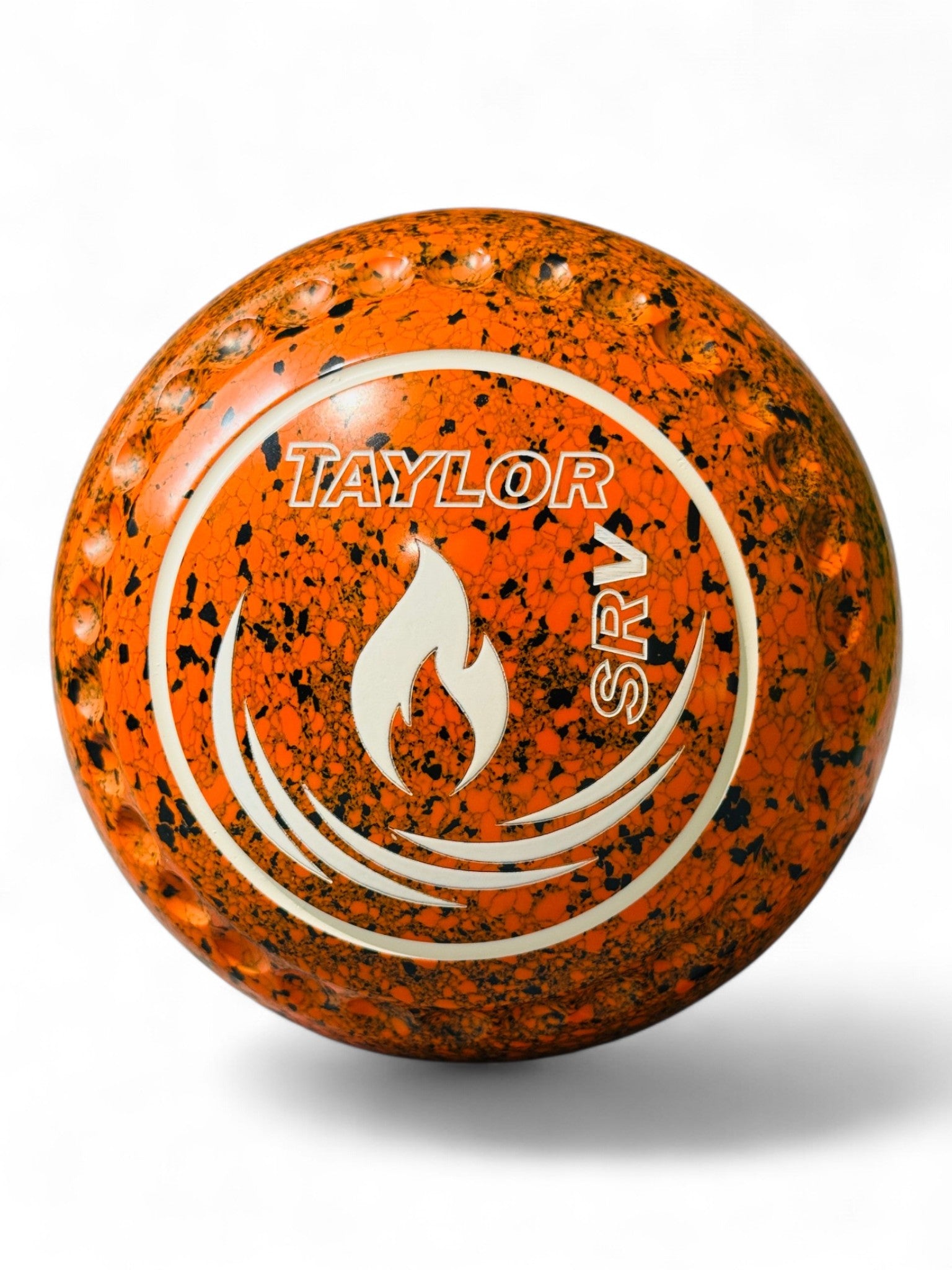 Taylor SRV Stamp Orange/ Black Flame Size 2 Half Pipe 35 Stamp