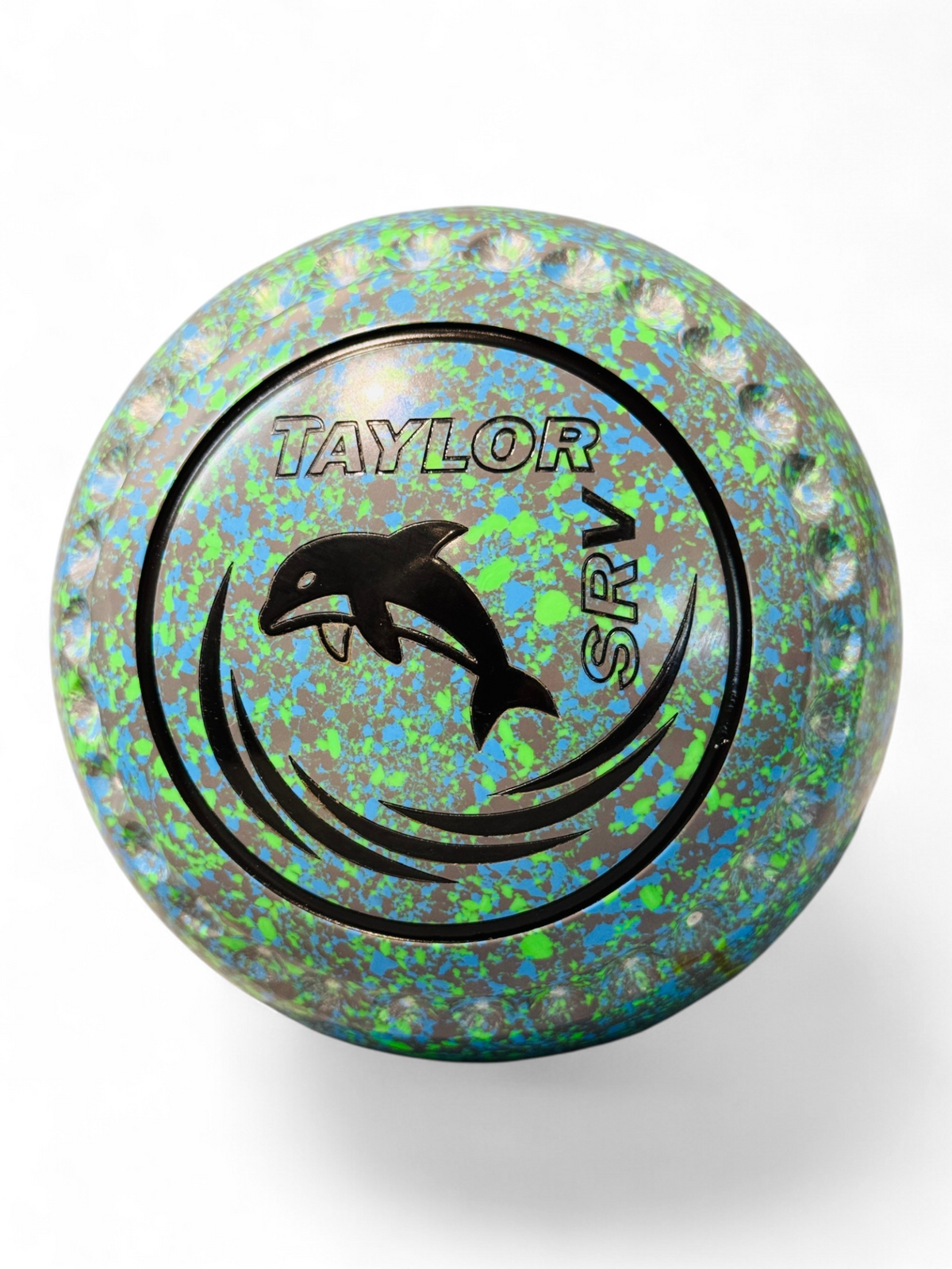 Taylor SRV Iced Lime Dolphin Jumping Size 2 Half Pipe 35 Stamp