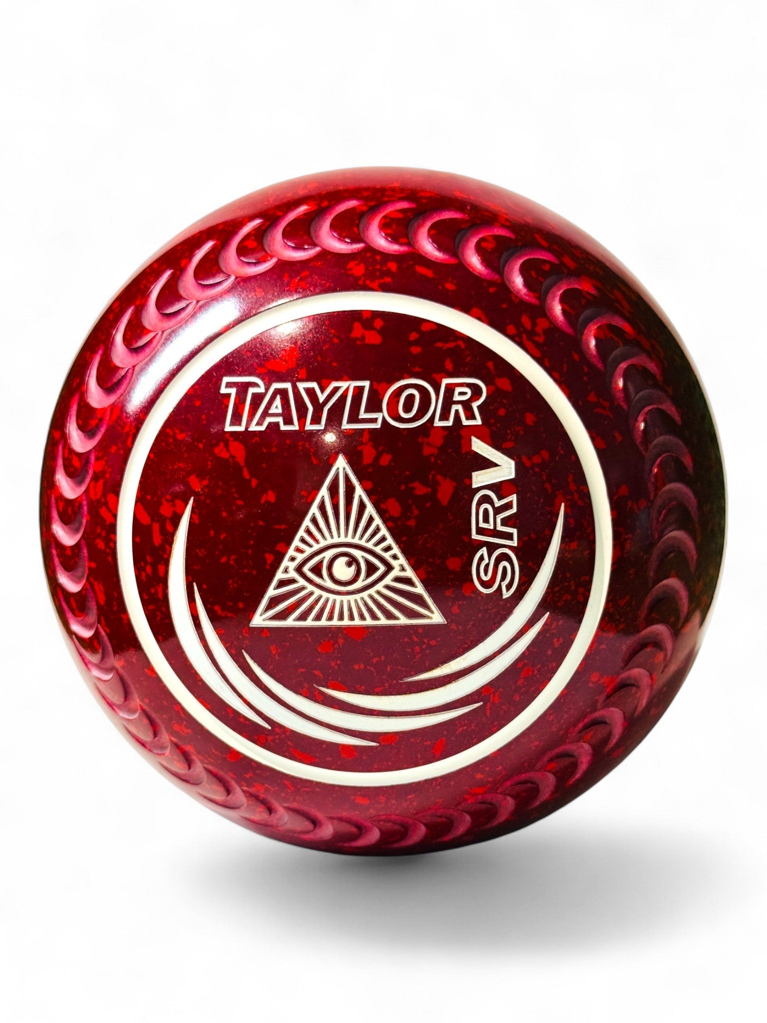 Taylor SRV Maroon/Red Eye in Triangle Size 2 Crescent 35 Stamp