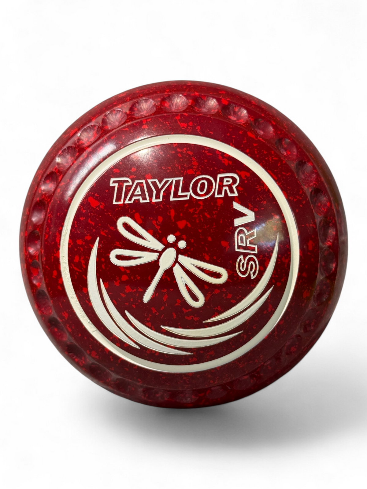 Taylor SRV Maroon/Red Dragonfly Size 2 Half Pipe 35 Stamp