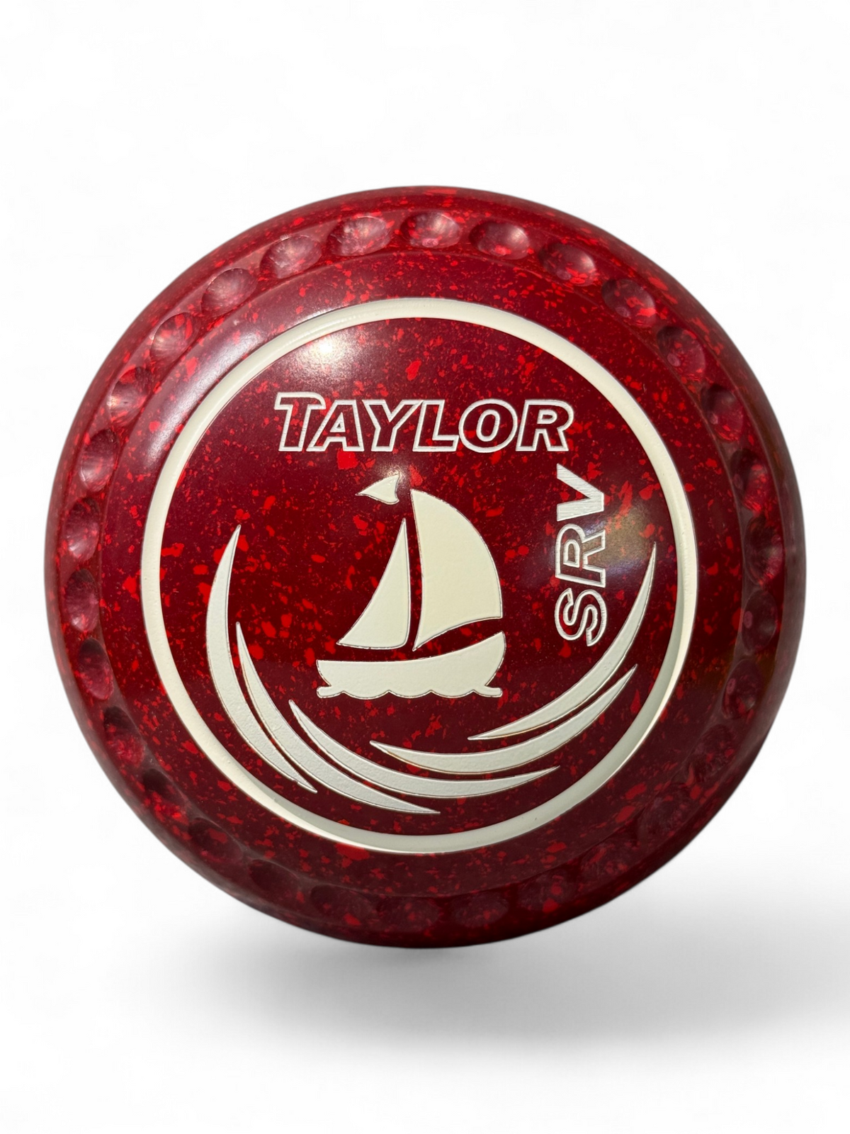 Taylor SRV Maroon/Red Boat Size 2 Half Pipe 35 Stamp